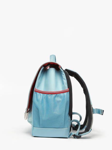Boekentas 2 Compartimenten Jeune premier Blauw classics C ander zicht 2