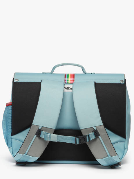 Boekentas 2 Compartimenten Jeune premier Blauw classics C ander zicht 4