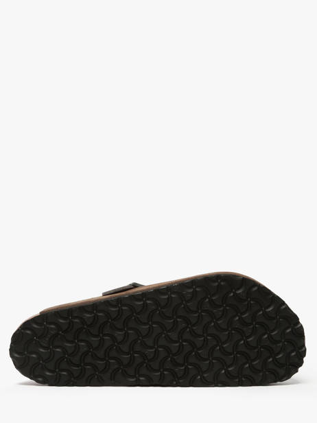 Slippers Boston Concrete Gray Uit Leder Birkenstock Grijs men 1029210 ander zicht 5