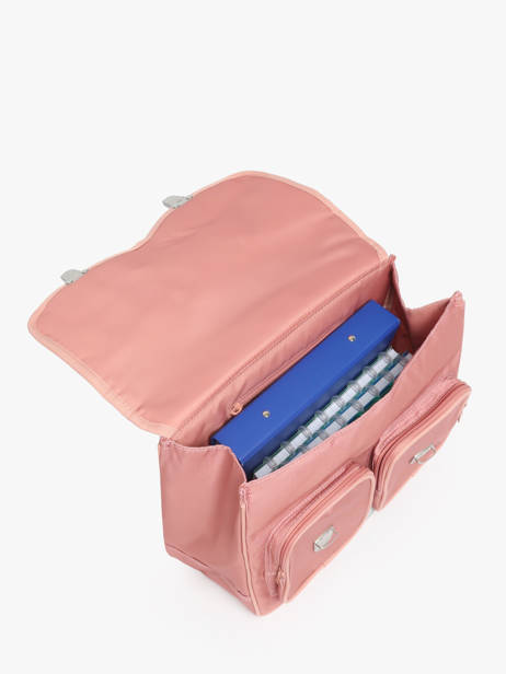 Boekentas Tann's Roze tann's x tartine et choco 334213 ander zicht 3