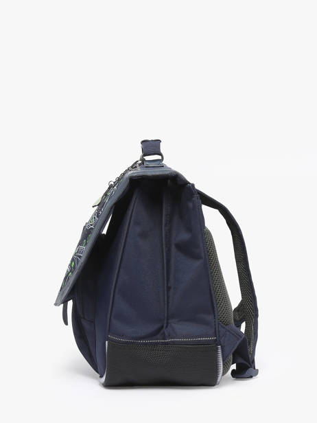 Boekentas 2 Compartimenten Tann's Blauw les fantaisies g 38142 ander zicht 2
