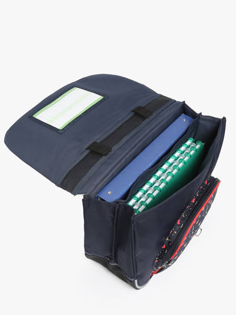 Boekentas 2 Compartimenten Tann's Blauw les fantaisies f 38321 ander zicht 3