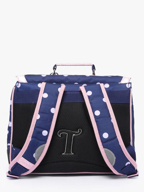 Boekentas 2 Compartimenten Tann's Blauw les fantaisies f 38325 ander zicht 4