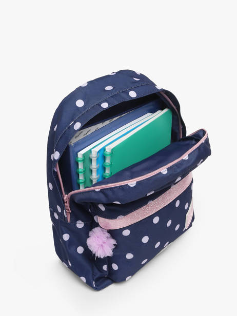 Rugzak 1 Compartiment Tann's Blauw les fantaisies f 62325 ander zicht 3