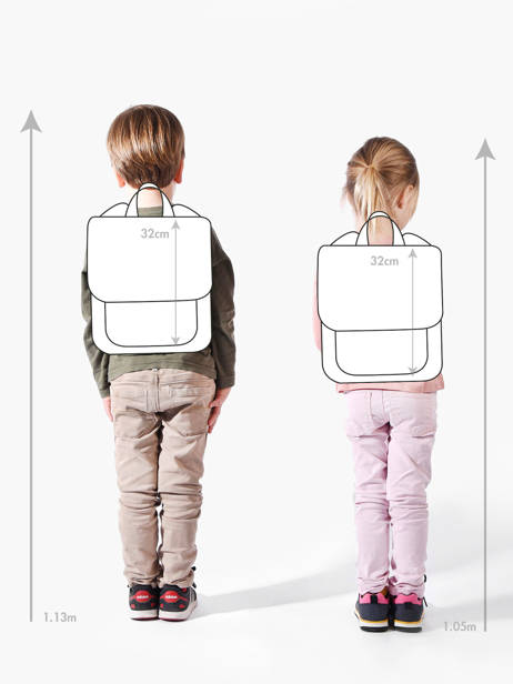 Rugzak Hello hossy Veelkleurig cool kids 5 ander zicht 1