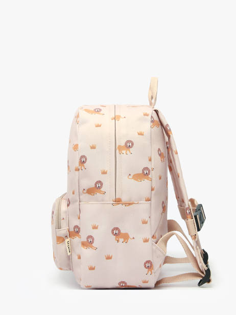 Rugzak 1 Compartiment Trixie Beige animals 97 ander zicht 2