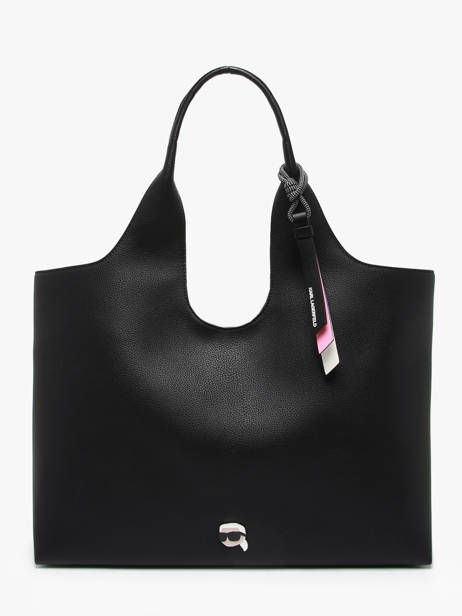 Schoudertas K Ikon Polyurethaan Karl lagerfeld Zwart k ikon A3W30096