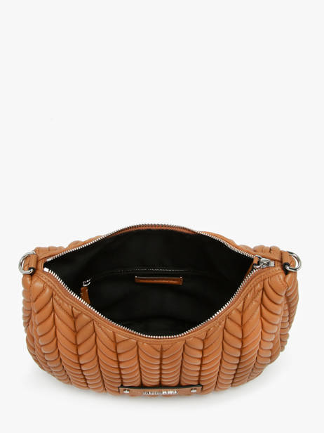 Schoudertassen K Weave Polyurethaan Karl lagerfeld Bruin k weave A3W30147 ander zicht 2
