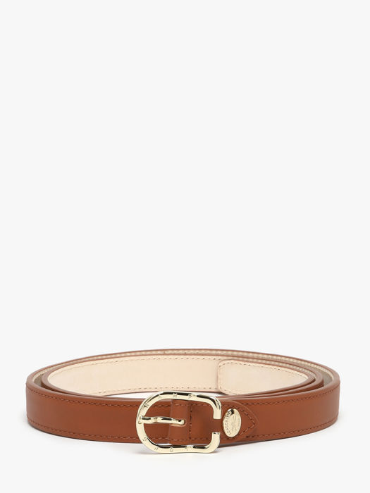 Longchamp Ceinture archive 20mm Riem Bruin