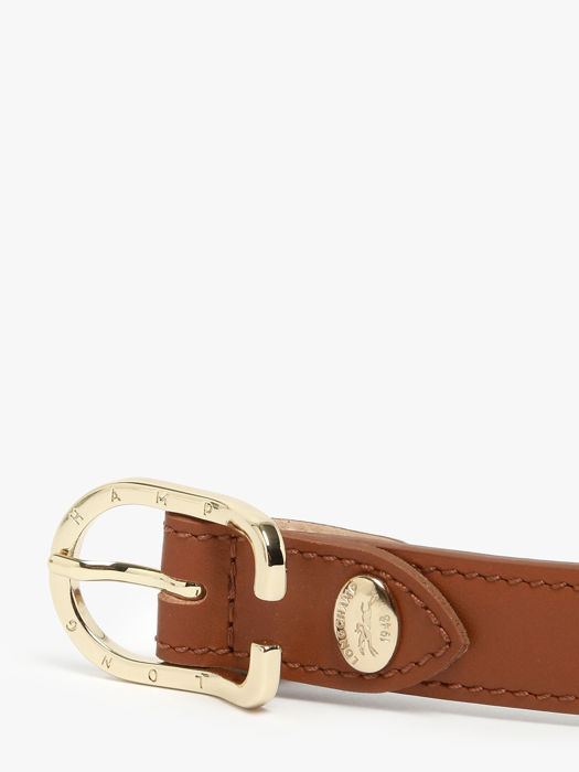 Longchamp Ceinture archive 20mm Riem Bruin