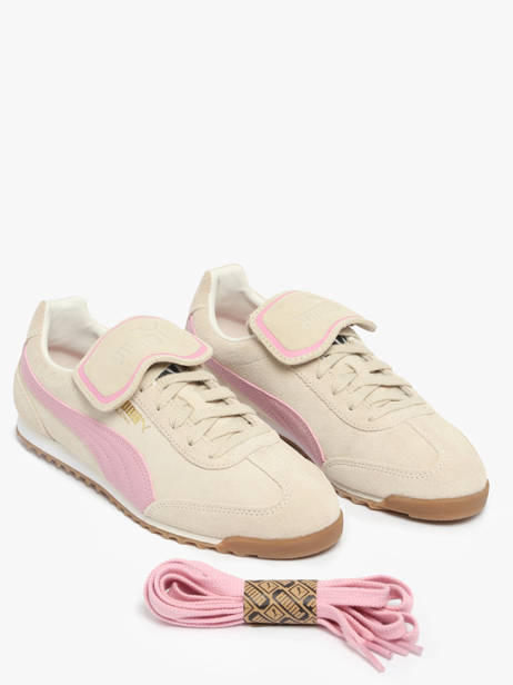 Sneakers Uit Leder Puma Beige women 40378001 ander zicht 1
