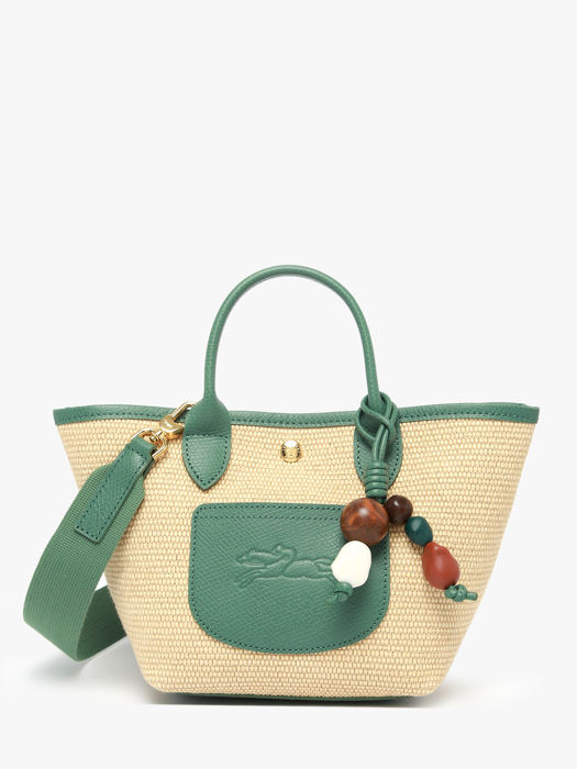 Longchamp Le panier pliage perles Cross bodytas Groen