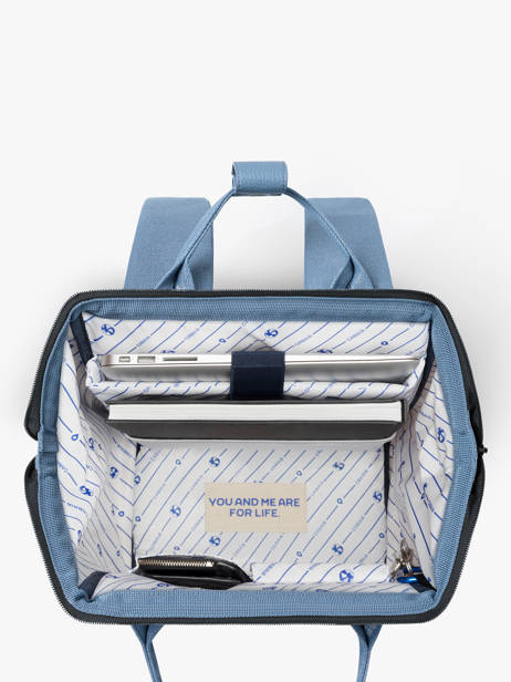 Adventurer Medium - Personaliseerbare Rugzak Cabaia Blauw adventurer BAGS ander zicht 3