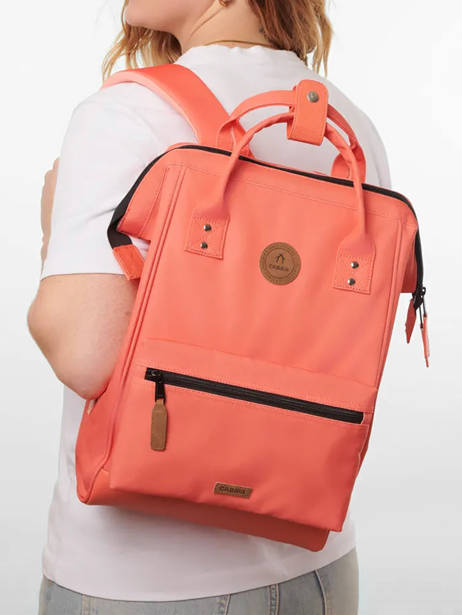 Personaliseerbare Rugzak Adventurer Medium Cabaia Roze adventurer BAGS ander zicht 1