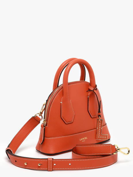 Cross Body Tas Belleville Leder Lancel Oranje belleville A13735 ander zicht 1