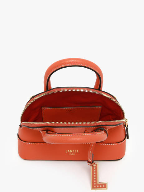 Cross Body Tas Belleville Leder Lancel Oranje belleville A13735 ander zicht 2