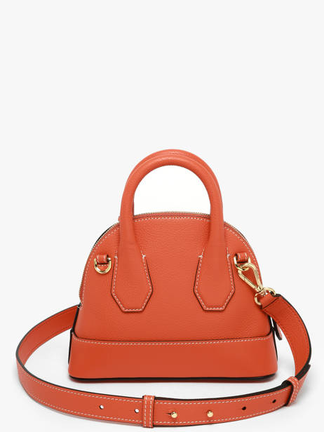 Cross Body Tas Belleville Leder Lancel Oranje belleville A13735 ander zicht 3