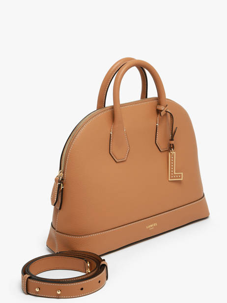 Handtassen Belleville Leder Lancel Bruin belleville A13736 ander zicht 1