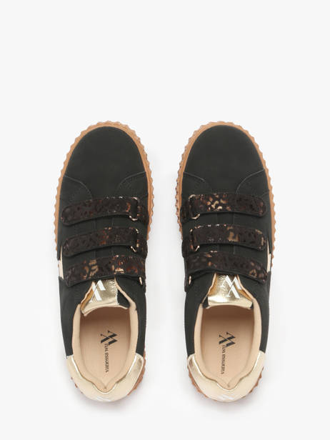 Sneakers Vanessa wu Zwart women BK2714NR ander zicht 3