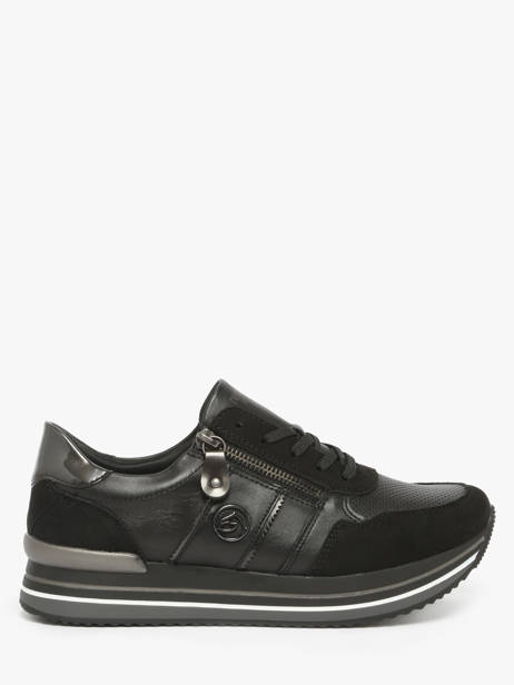 Sneakers Uit Leder Remonte Zwart women 4