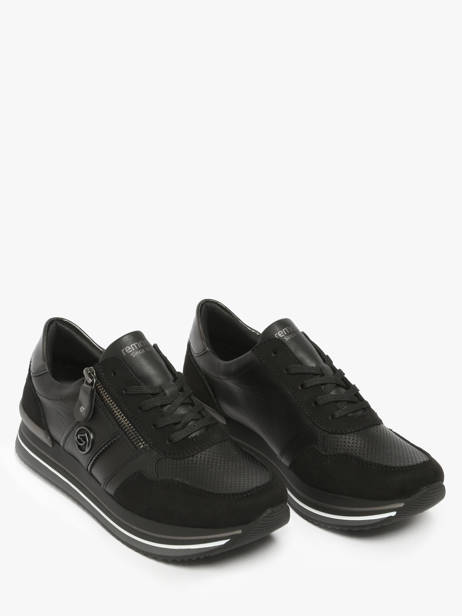 Sneakers Uit Leder Remonte Zwart women 4 ander zicht 1
