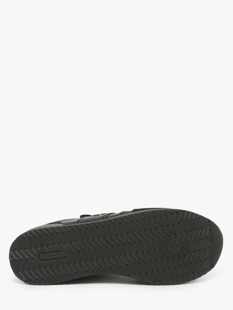 Sneakers Uit Leder Remonte Zwart women 4 ander zicht 4