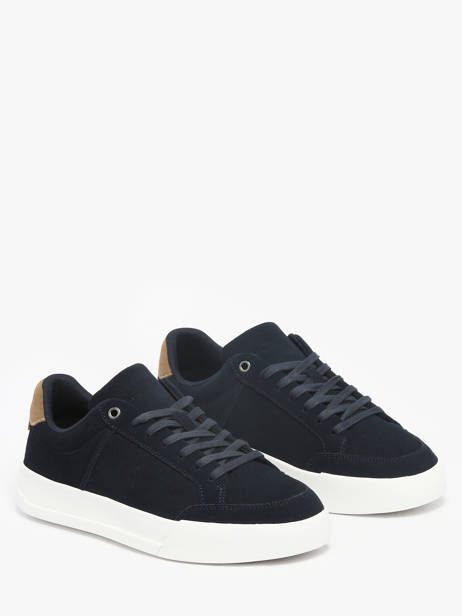 Sneakers Uit Leder Tommy hilfiger Blauw men 5517DW5 ander zicht 1