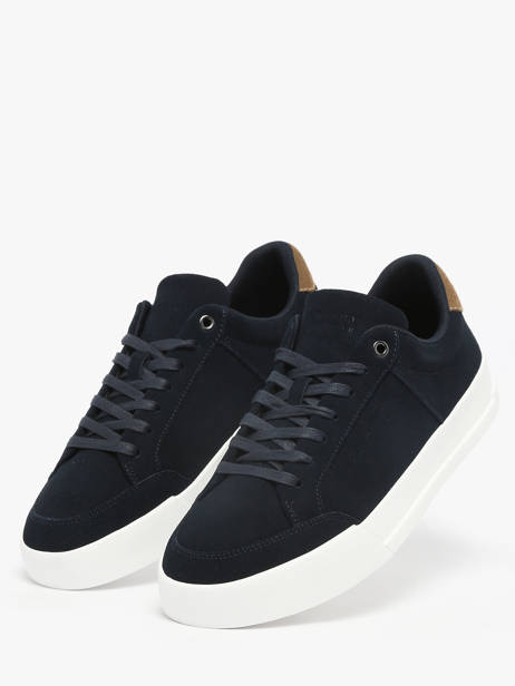 Sneakers Uit Leder Tommy hilfiger Blauw men 5517DW5 ander zicht 2