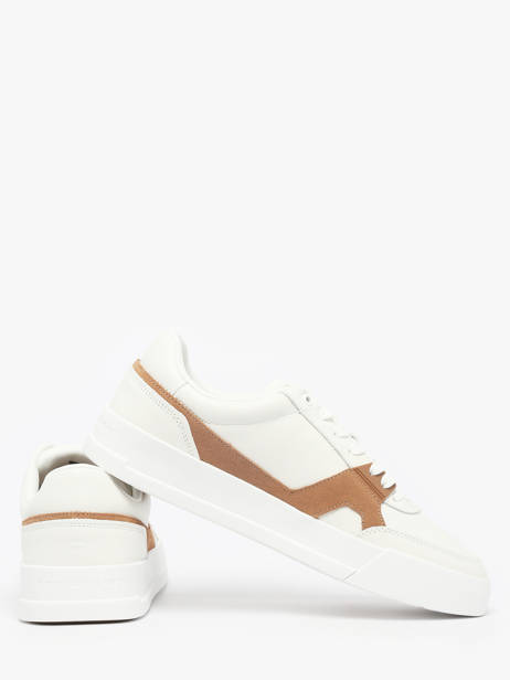 Sneakers Uit Leder Tommy hilfiger Wit men 55510LB ander zicht 2