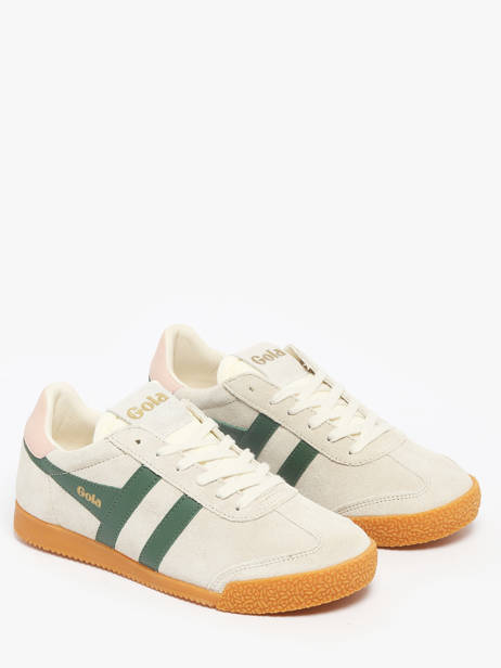 Sneakers Uit Leder Gola Beige women CLB538 ander zicht 1