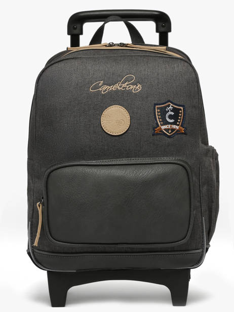 Rugzak Op Wieltjes 2 Compartimenten Cameleon Grijs vintage urban SR40