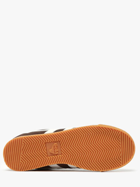 Sneakers Elan Uit Leder Gola Bruin women CLB538 ander zicht 5