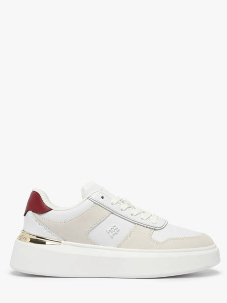 Sneakers Uit Leder Tommy hilfiger Wit women 8632YBS