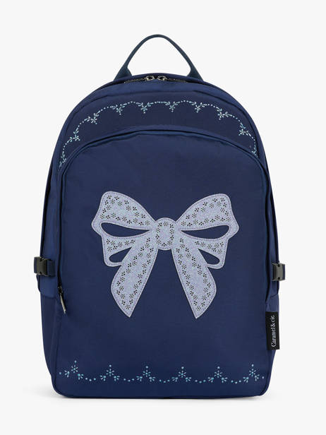 Rugzak 2 Compartimenten Caramel et cie Blauw boheme FI