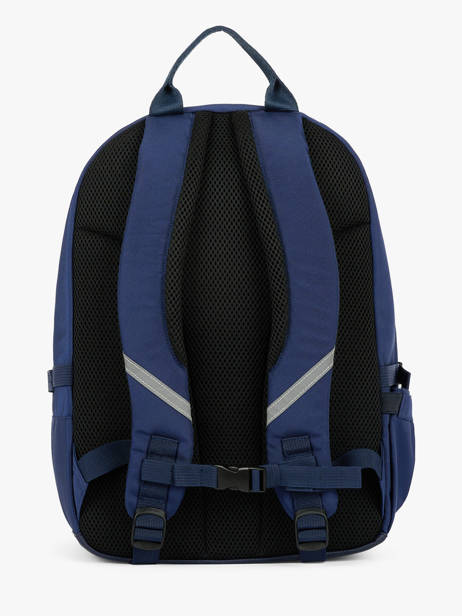 Rugzak 2 Compartimenten Caramel et cie Blauw boheme FI ander zicht 4