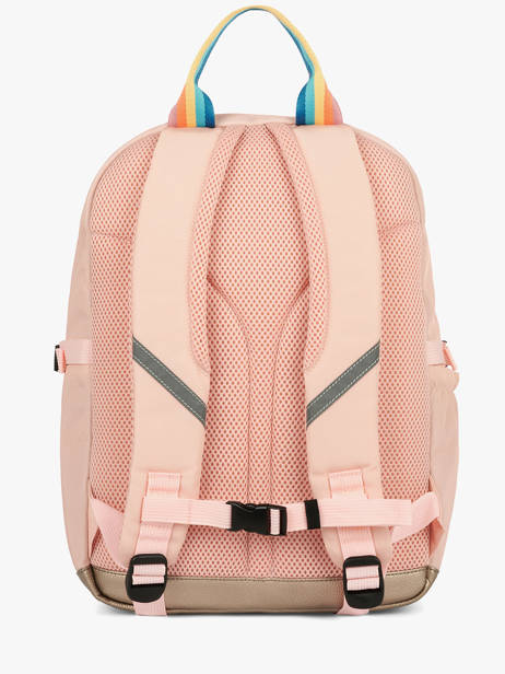Rugzak 1 Compartiment Caramel et cie Roze boheme FI ander zicht 4