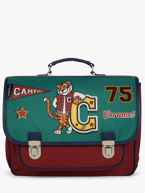 Boekentas 2 Compartimenten Caramel et cie Groen fier GA