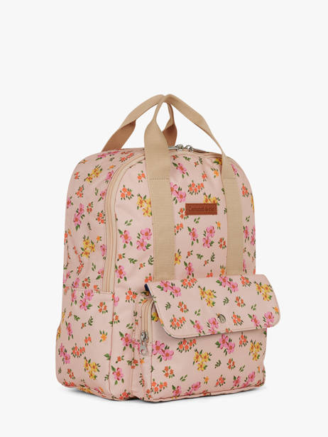 Rugzak 1 Compartiment Caramel et cie Roze boheme FI ander zicht 2