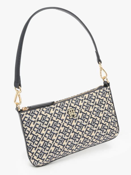 Schoudertas Th Jacquard Tommy hilfiger Blauw th jacquard AW17828 ander zicht 1