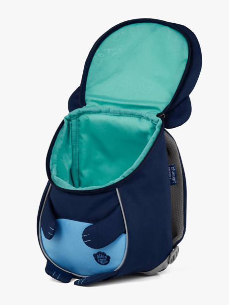 Mini Rugzak Affenzahn Blauw small friends FAS ander zicht 3