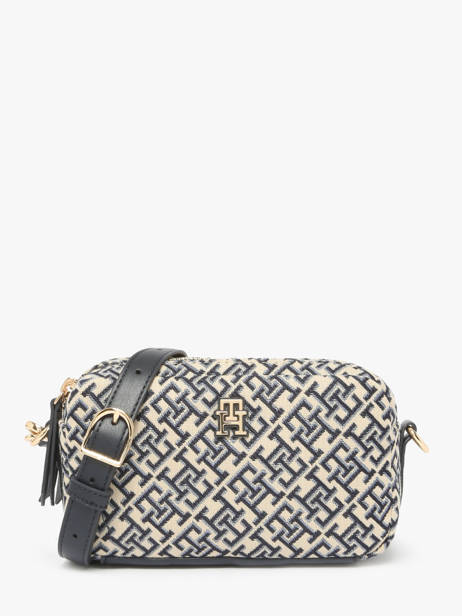 Cross Body Tas Th Jacquard Polyurethaan Tommy hilfiger Blauw th jacquard AW17443