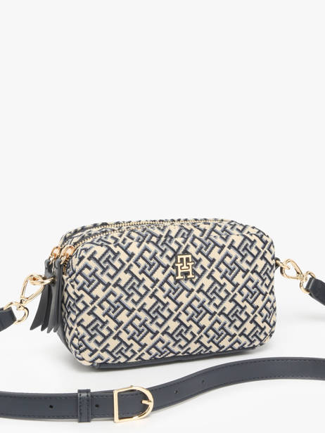 Cross Body Tas Th Jacquard Polyurethaan Tommy hilfiger Blauw th jacquard AW17443 ander zicht 1