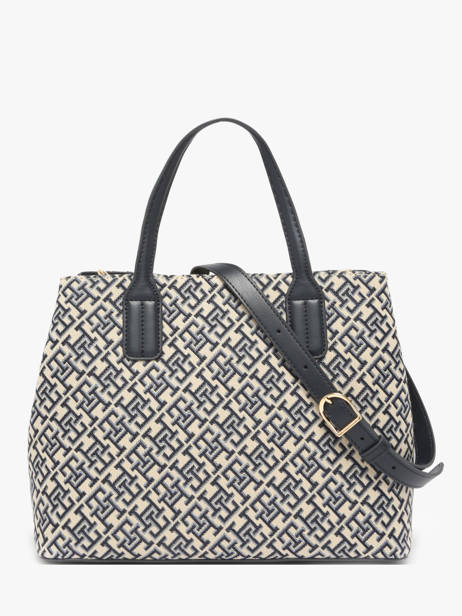 Cross Body Tas Th Jacquard Polyurethaan Tommy hilfiger Blauw th jacquard AW17444 ander zicht 3