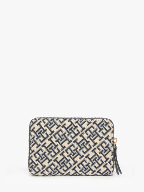 Portefeuille Tommy hilfiger Blauw th jacquard AW17479 ander zicht 2