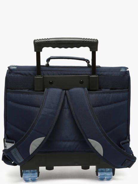 Boekentas Op Wieltjes 2 Compartimenten Tann's Blauw les fantaisies g 42143 ander zicht 4