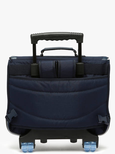 Boekentas Op Wieltjes 2 Compartimenten Tann's Blauw les fantaisies g 42143 ander zicht 5
