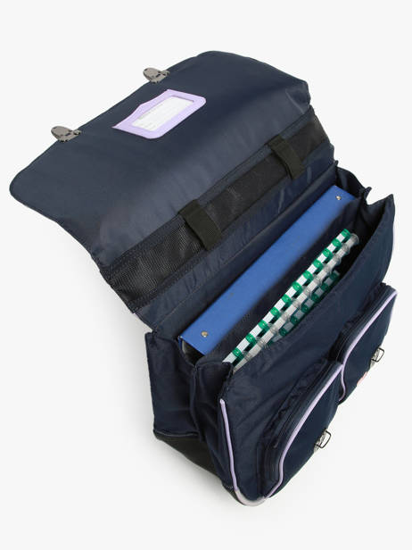 Boekentas Op Wieltjes Tann's Blauw les fantaisies f 47274 ander zicht 3