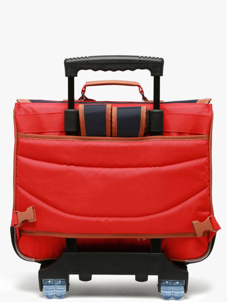 Boekentas Op Wieltjes 2 Compartimenten Tann's Rood les fantaisies g 43124 ander zicht 5