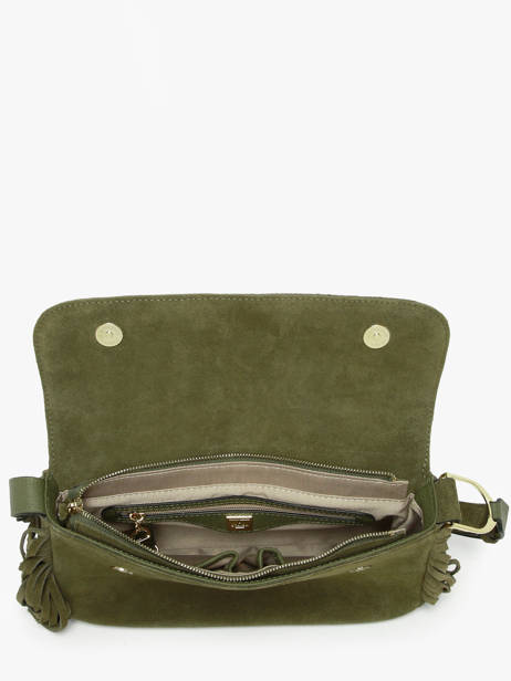 Schoudertas Country Leder Etrier Groen country ECOU145M ander zicht 5