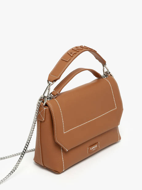 Cross Body Tas Ninon Leder Lancel Bruin ninon A13782 ander zicht 3